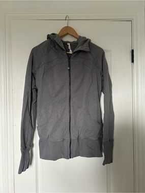 lululemon athletica Charcoal Gray Zip-Up Hoodie